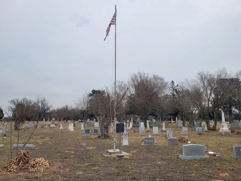 Powers Chapel Cemetery Marker image. Click for full size.
