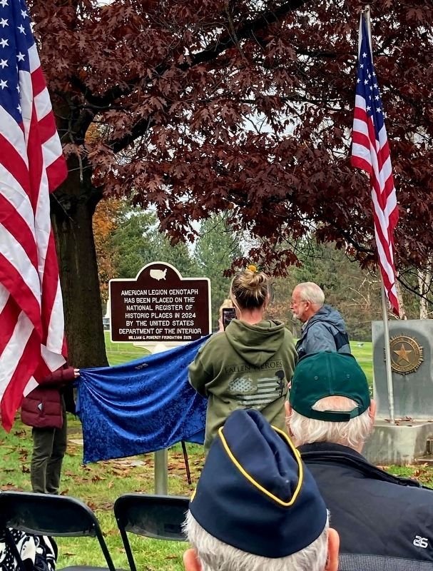 American Legion Cenotaph Marker image. Click for full size.