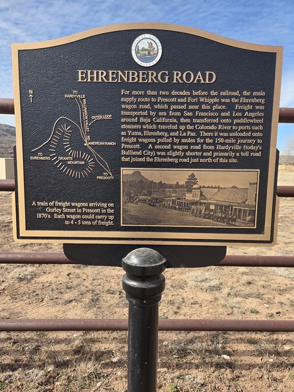 Ehrenberg Road Marker image. Click for full size.