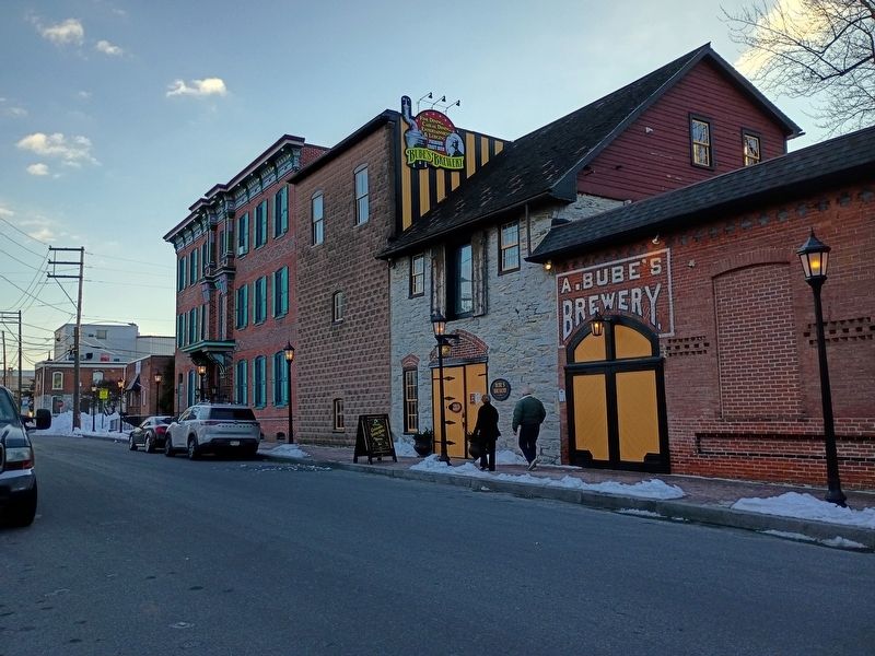 The Central Hotel and Alois Bube Brewery Marker. Click for full size. The Central Hotel and Alois Bube Brewery Marker image. Click for full size.