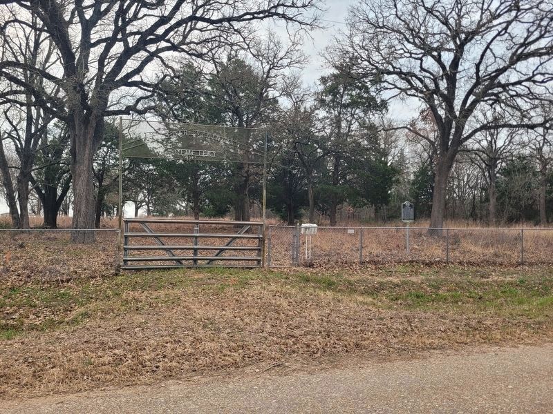 Cedar Springs Cemetery Marker image. Click for full size.