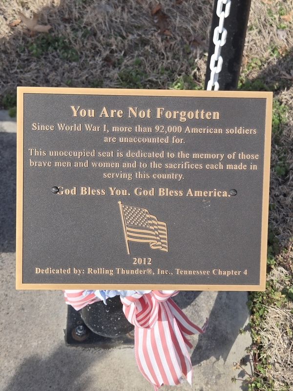 You Are Not Forgotten Marker image. Click for full size.