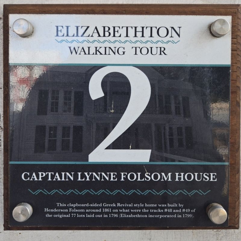 Captain Lynne Folsom House Marker image. Click for full size.