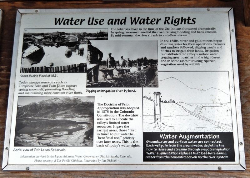 Water Use and Water Rights Marker image. Click for full size.
