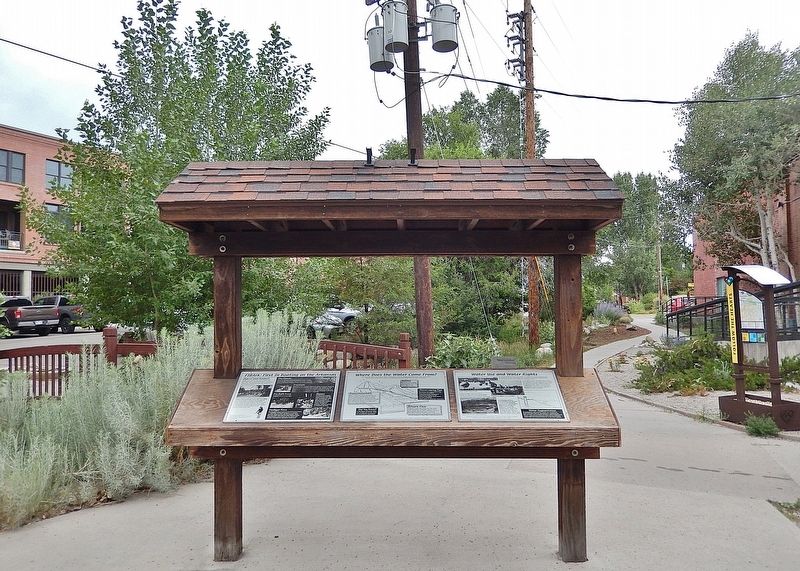 Arkansas River Interpretive Kiosk image. Click for full size.