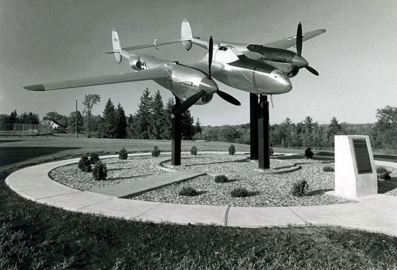 P-38 at Poplar High School site. Click for full size. P-38 at Poplar High School site image. Click for full size.