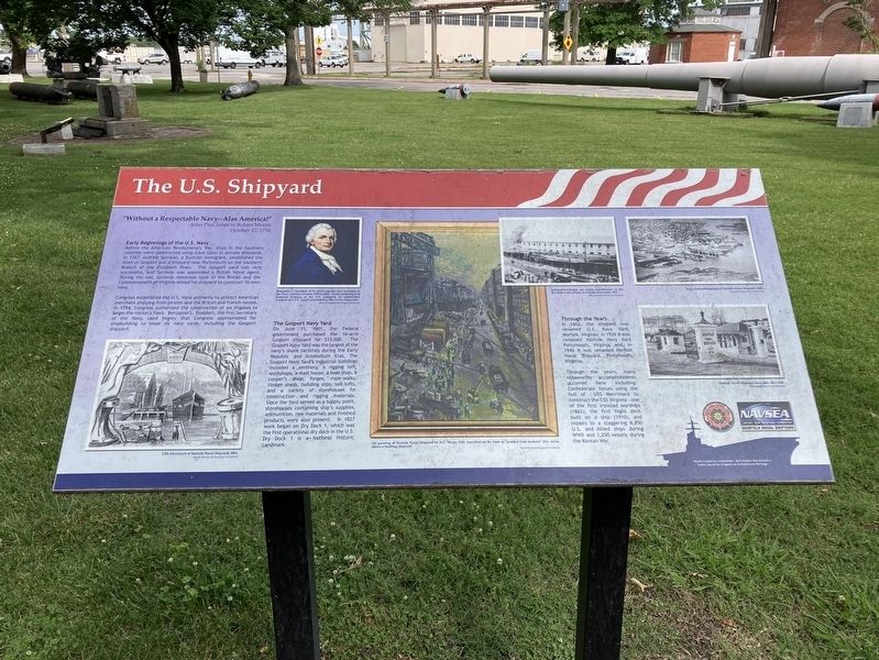 The U.S. Shipyard Marker image. Click for full size.