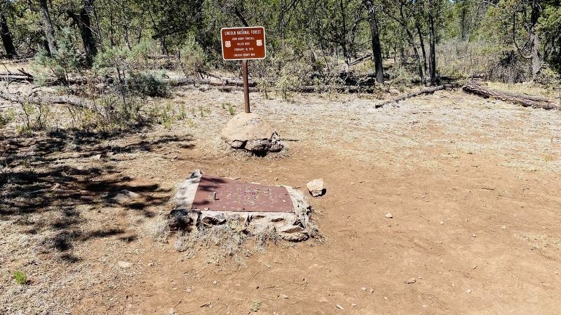 John H. Tunstall Murder Site Markers image. Click for full size.