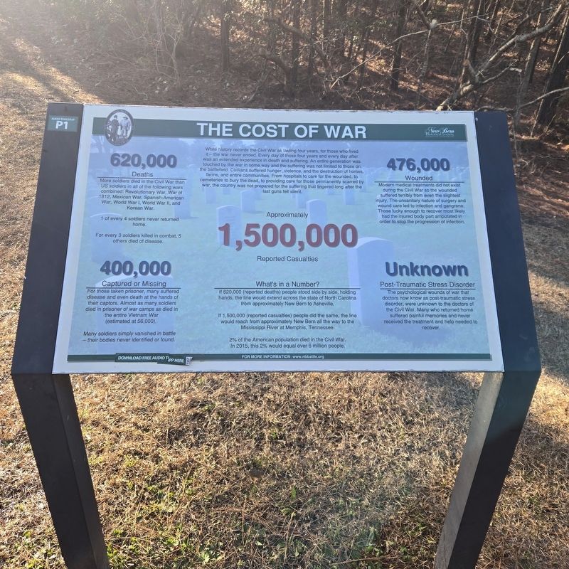 The Cost of War Marker image. Click for full size.