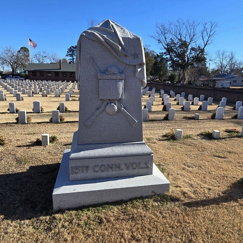 15th Connecticut Monument Marker image. Click for full size.
