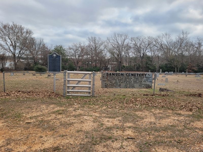 Sansom/Wedgman Cemetery Marker image. Click for full size.