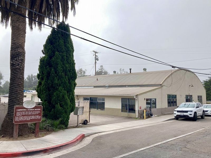 Carpinteria Aviation History Marker image. Click for full size.