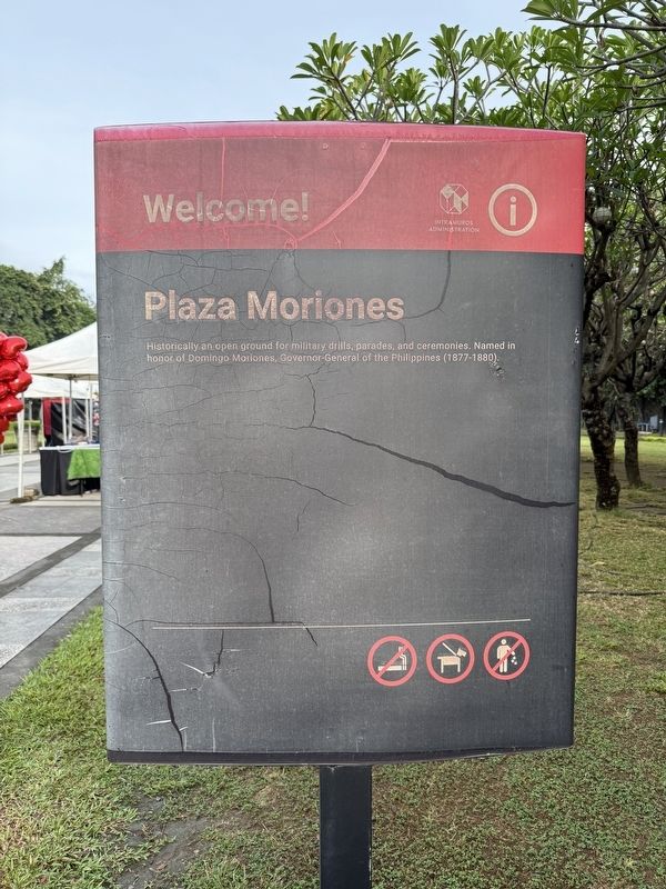 Plaza Moriones Marker. Click for full size. Plaza Moriones Marker image. Click for full size.