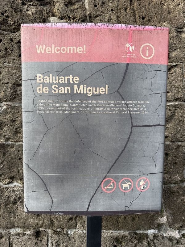 Baluarte de San Miguel Marker image. Click for full size.