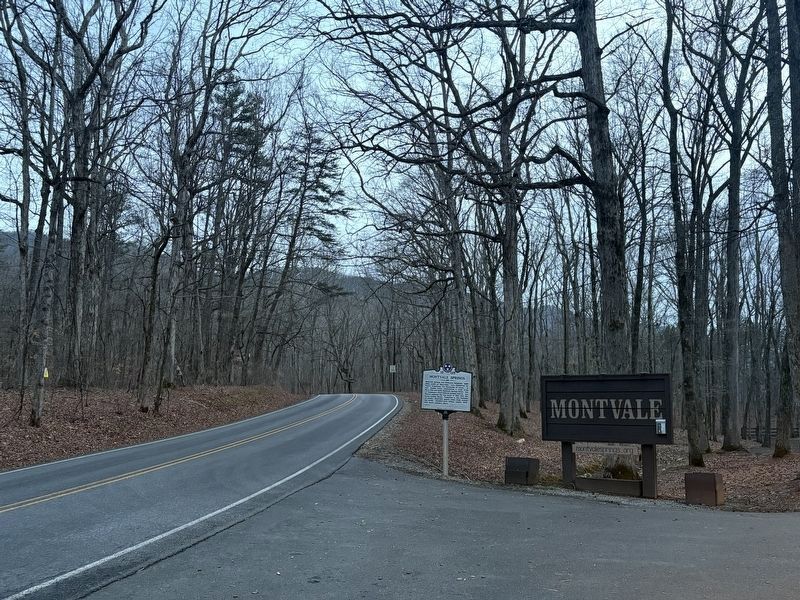 Montvale Springs Marker image. Click for full size.