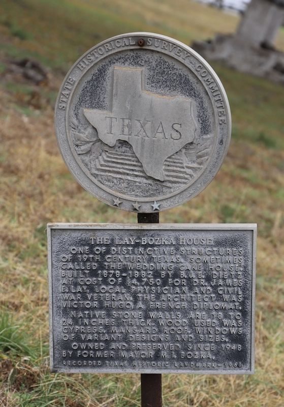 The Lay-Bozka House Marker. Click for full size. The Lay-Bozka House Marker image. Click for full size.
