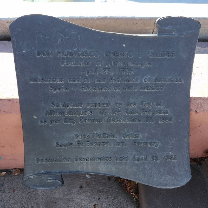 Don Francisco Cuervo y Valdes Marker image. Click for full size.