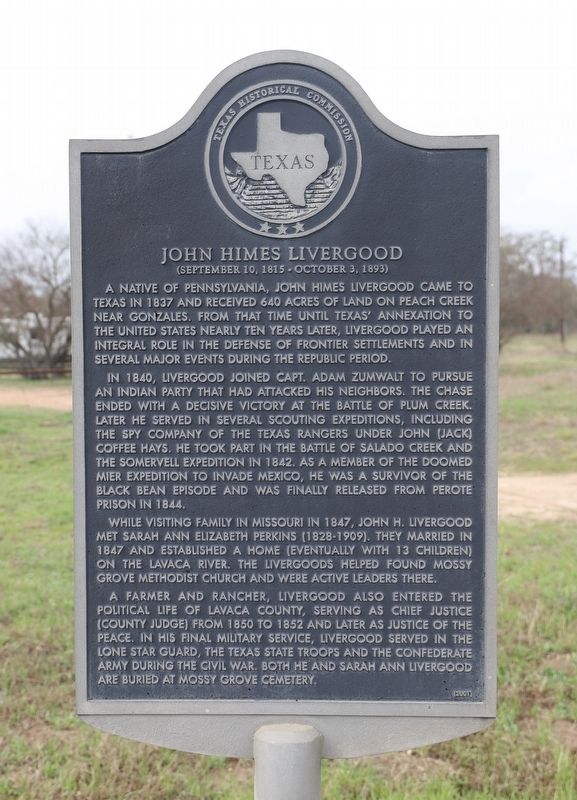 John Himes Livergood Marker. Click for full size. John Himes Livergood Marker image. Click for full size.