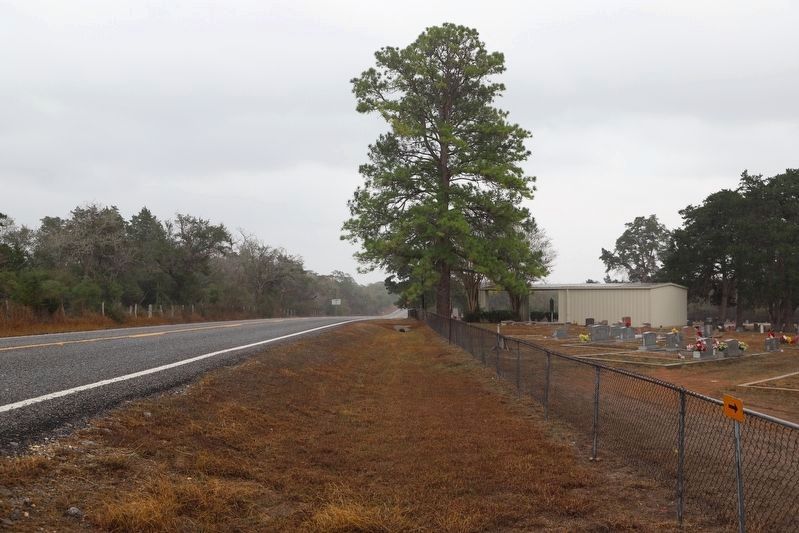 County Line School, Church, and Cemetery Marker. Click for full size. County Line School, Church, and Cemetery Marker image. Click for full size.
