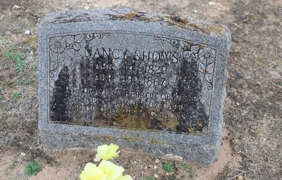 Nancy Shows Marker. Click for full size. Nancy Shows Marker image. Click for full size.