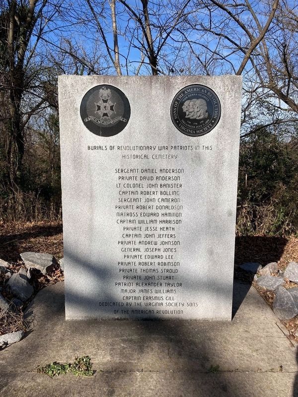 Revolutionary War Patriots Memorial. Click for full size. Revolutionary War Patriots Memorial image. Click for full size.