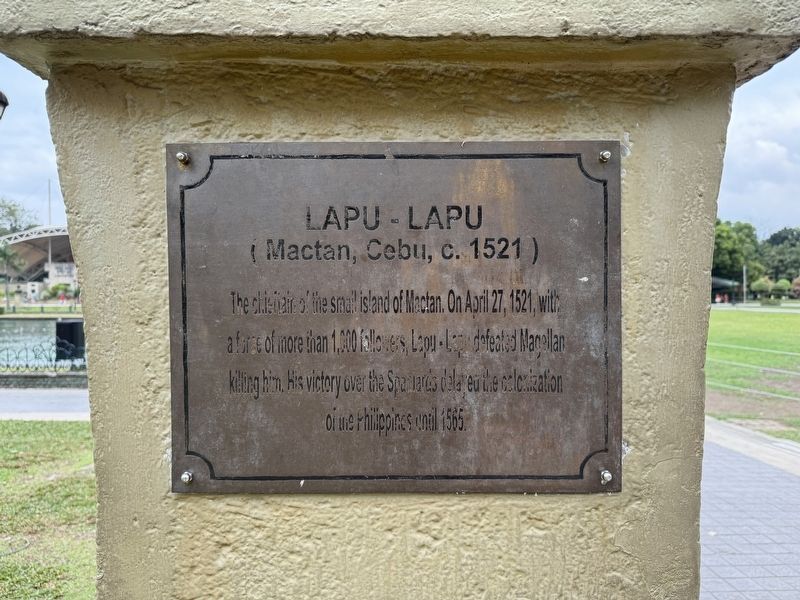 Lapu-Lapu Marker. Click for full size. Lapu-Lapu Marker image. Click for full size.