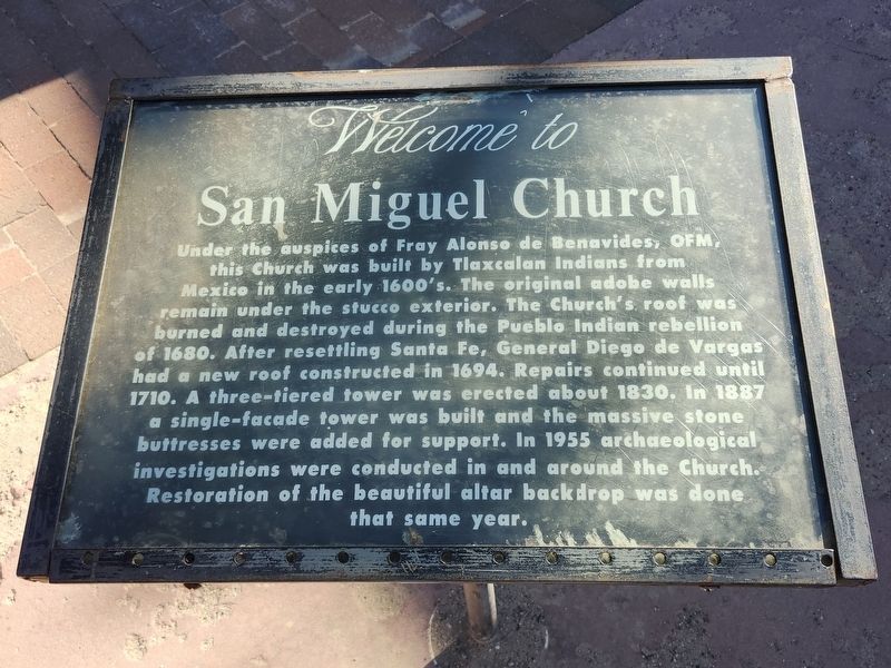 Welcome to San Miguel Church Marker image. Click for full size.
