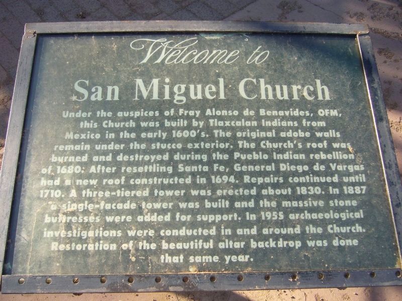 Welcome To San Miguel Church image. Click for full size.