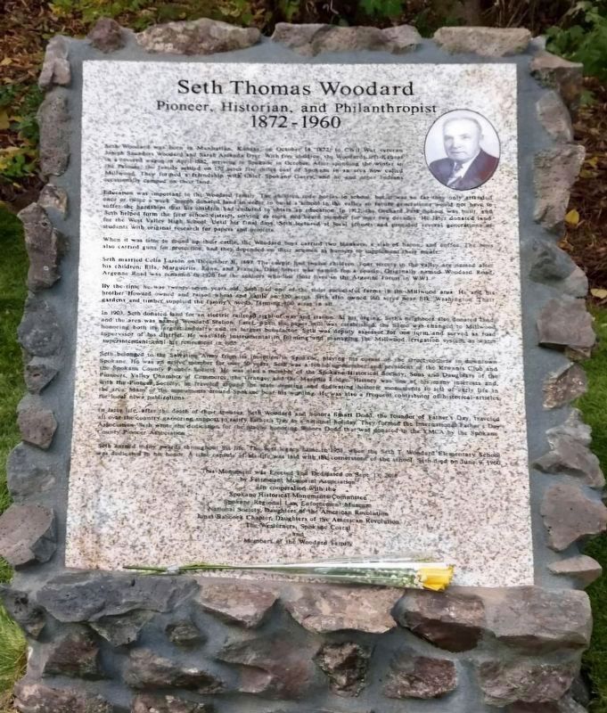 Seth Thomas Woodard Marker image. Click for full size.