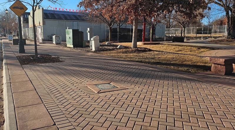 Ma Barker's Gang Marker - Wide View Facing West. Click for full size. Ma Barker's Gang Marker - Wide View Facing West image. Click for full size.