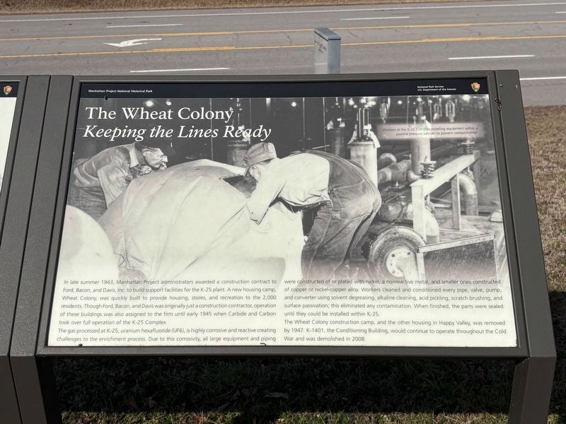 The Wheat Colony Marker image. Click for full size.