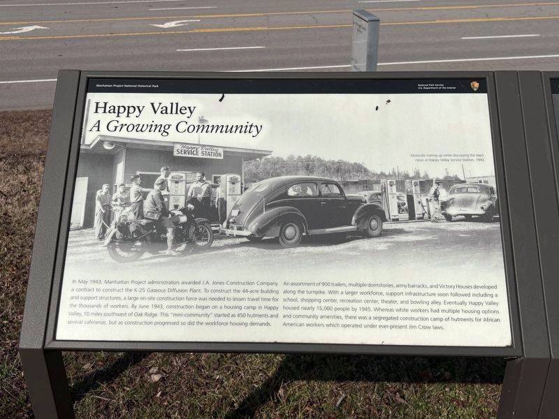 Happy Valley Marker image. Click for full size.