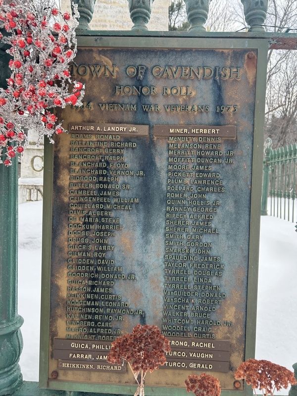 Town of Cavendish Marker image. Click for full size.