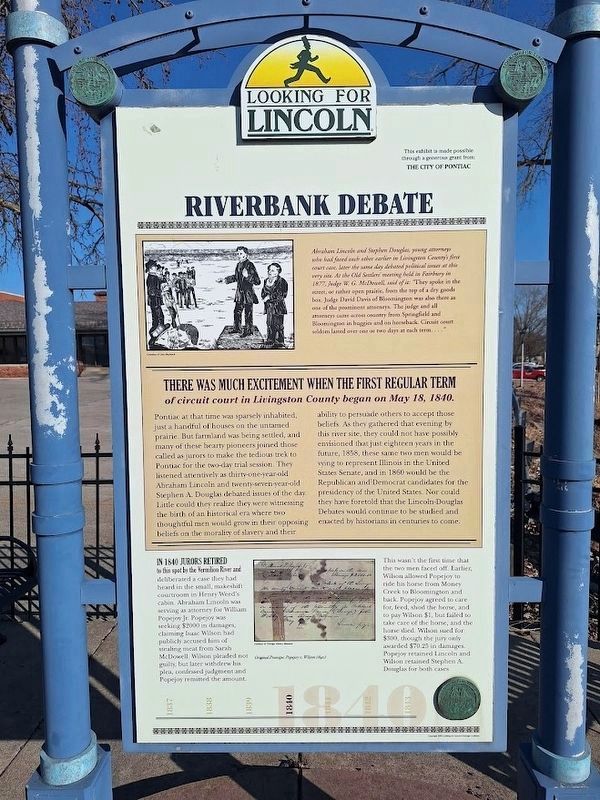 Riverbank Debate Marker image. Click for full size.