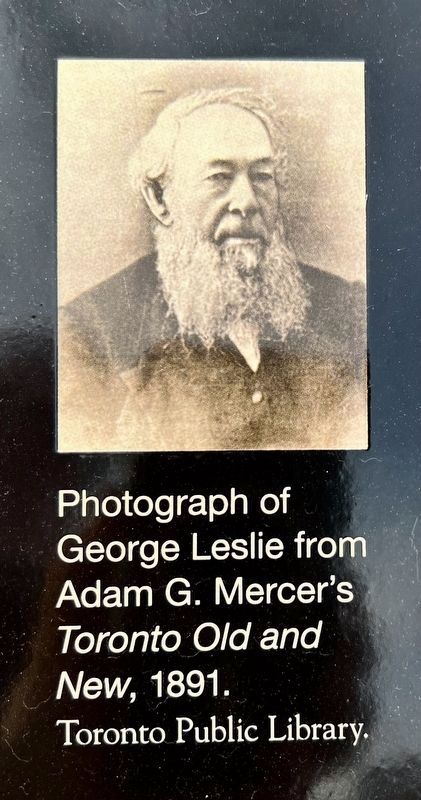 George Leslie Market photo and caption detail (left) image. Click for full size.
