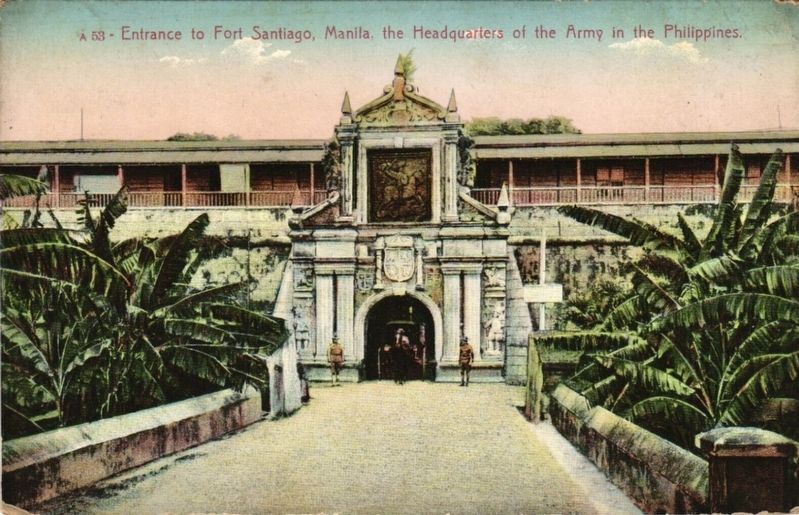 Gate of Fort Santiago image. Click for full size.