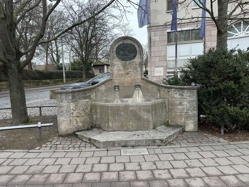König-Ludwig-II.-Brunnen / King Ludwig II Fountain and Marker. Click for full size. König-Ludwig-II.-Brunnen / King Ludwig II Fountain and Marker image. Click for full size.