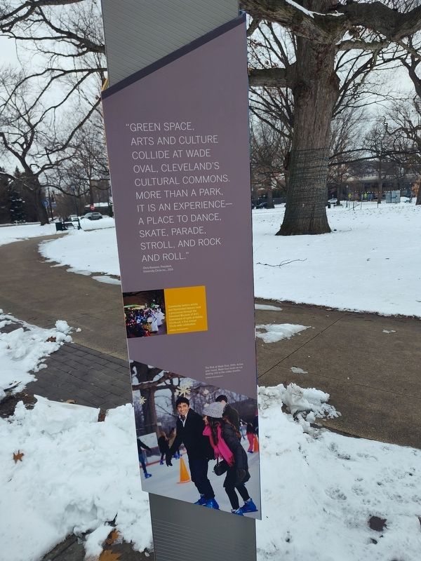 University Circle's Central Park And Center Stage Marker image. Click for full size.