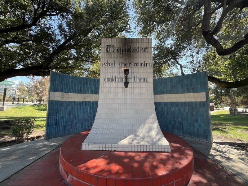 Redlands Eternal Flame Marker image. Click for full size.