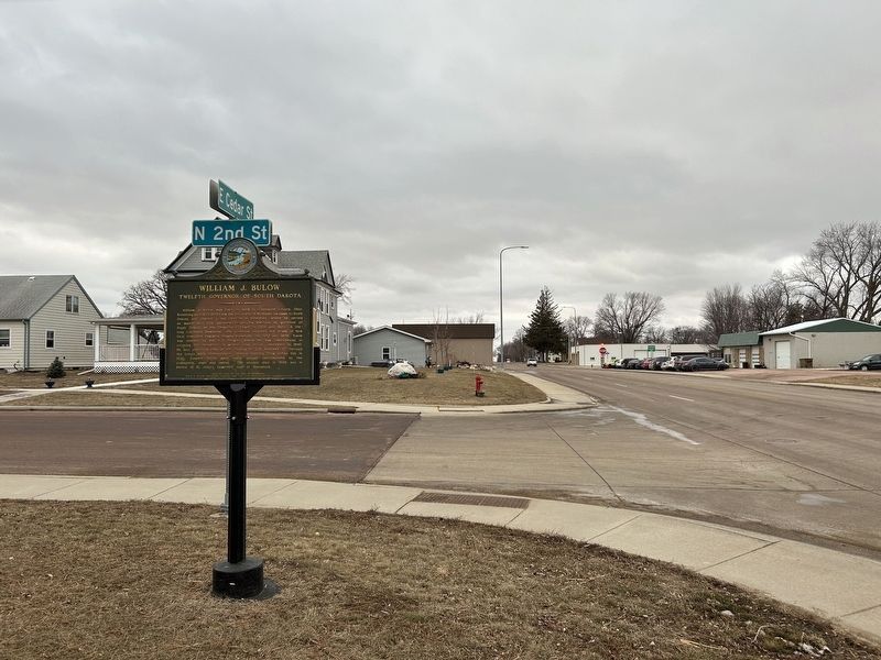 William J. Bulow Marker, from the east. Click for full size. William J. Bulow Marker, from the east image. Click for full size.