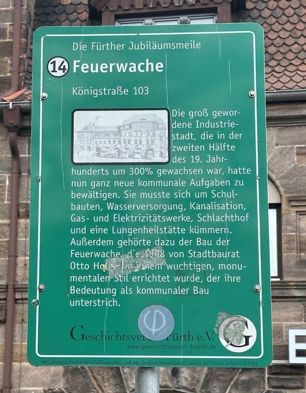 Feuerwache / Fire Station Marker. Click for full size. Feuerwache / Fire Station Marker image. Click for full size.