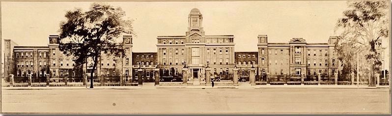 Toronto General Hospital in 1921 image. Click for full size.