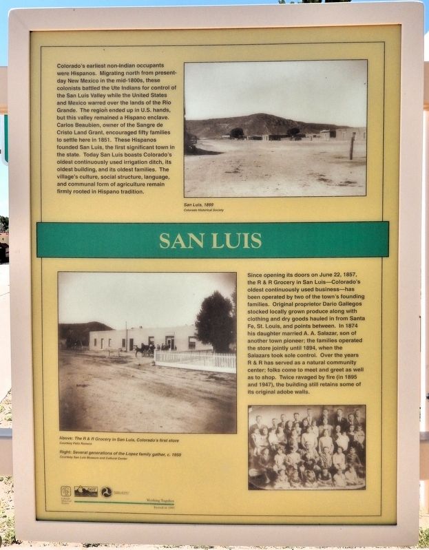 San Luis Marker image. Click for full size.