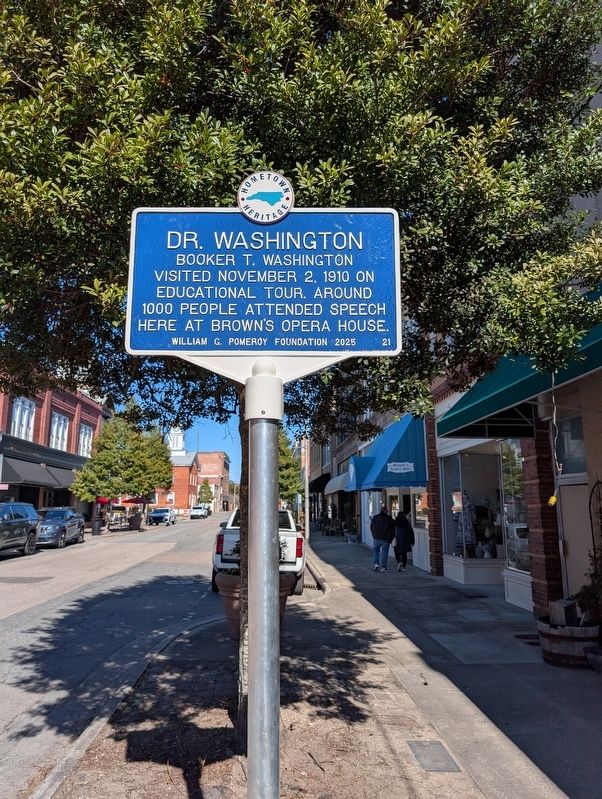 Dr. Washington Marker. Click for full size. Dr. Washington Marker image. Click for full size.