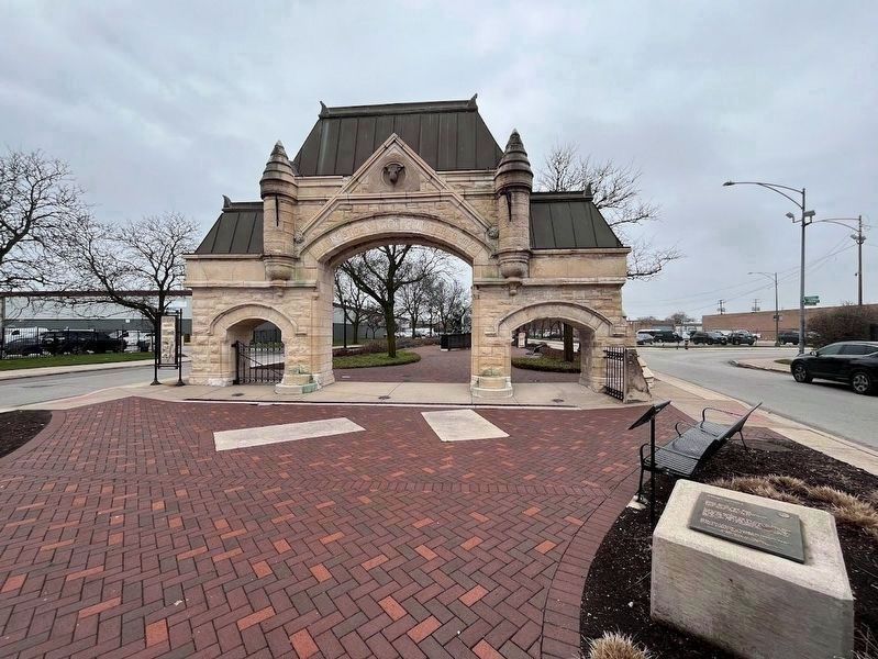 Union Stock Yard Gate image. Click for full size.
