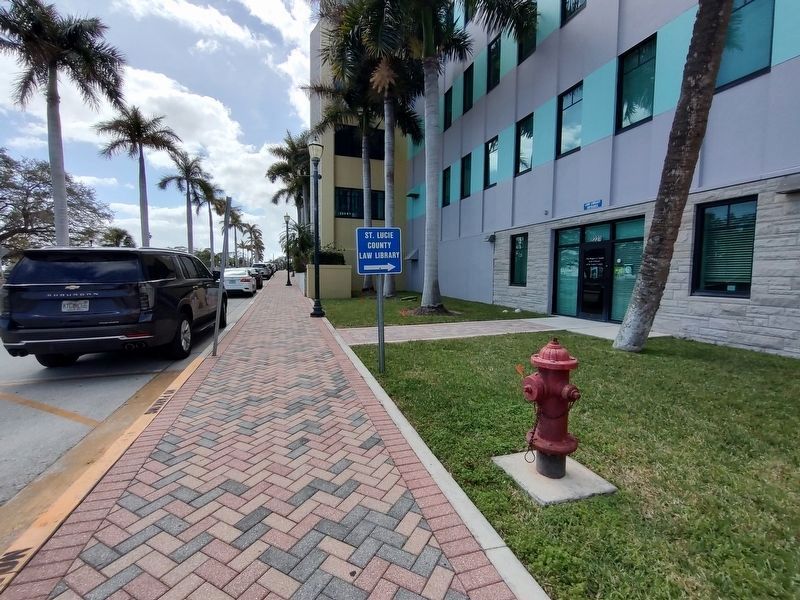 St. Lucie County Marker. Click for full size. St. Lucie County Marker image. Click for full size.