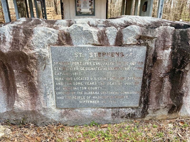 St. Stephens Marker. Click for full size. St. Stephens Marker image. Click for full size.