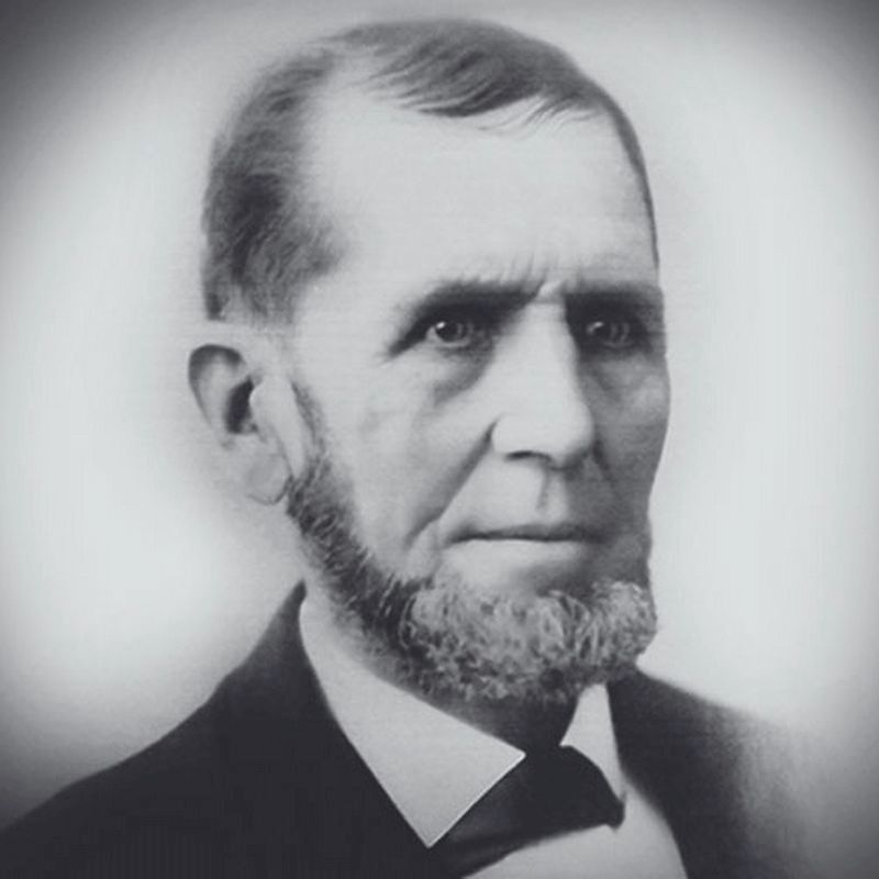 Edward John "E.J." Brickell portrait extract from the marker image. Click for full size.