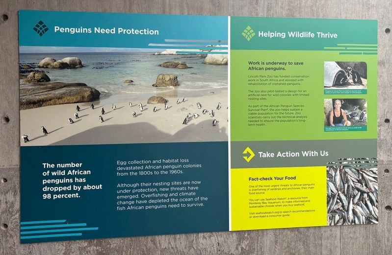 Penguins Need Protection Marker. Click for full size. Penguins Need Protection Marker image. Click for full size.