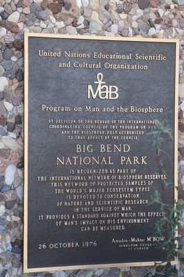 Big Bend National Park Marker. Click for full size. Big Bend National Park Marker image. Click for full size.